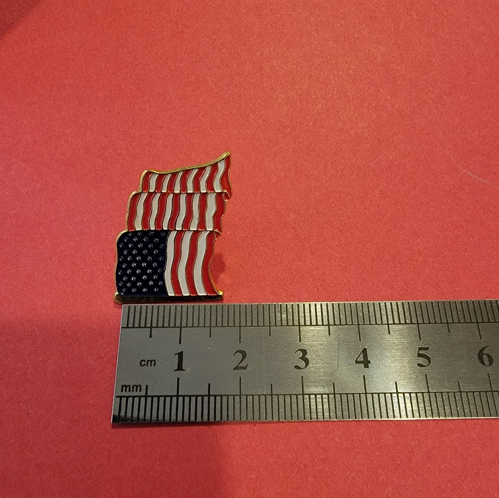 American Flag Lapel Pin - Picture 4 of 5